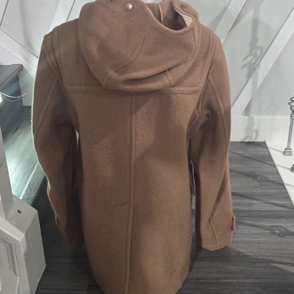Classic Tan Toggle Pea Coat For Mens Brand Original Montgomery. - Picture 5 of 5